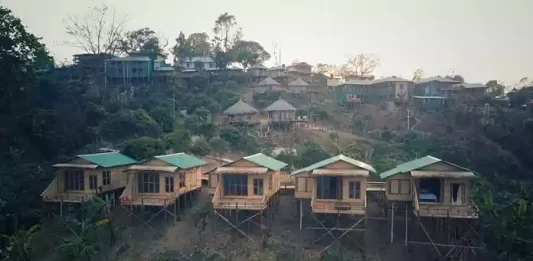 Sangrai Hill Resort Outside View - সাংগ্রাই হিল রিসোর্টের বাইরের ভিউ